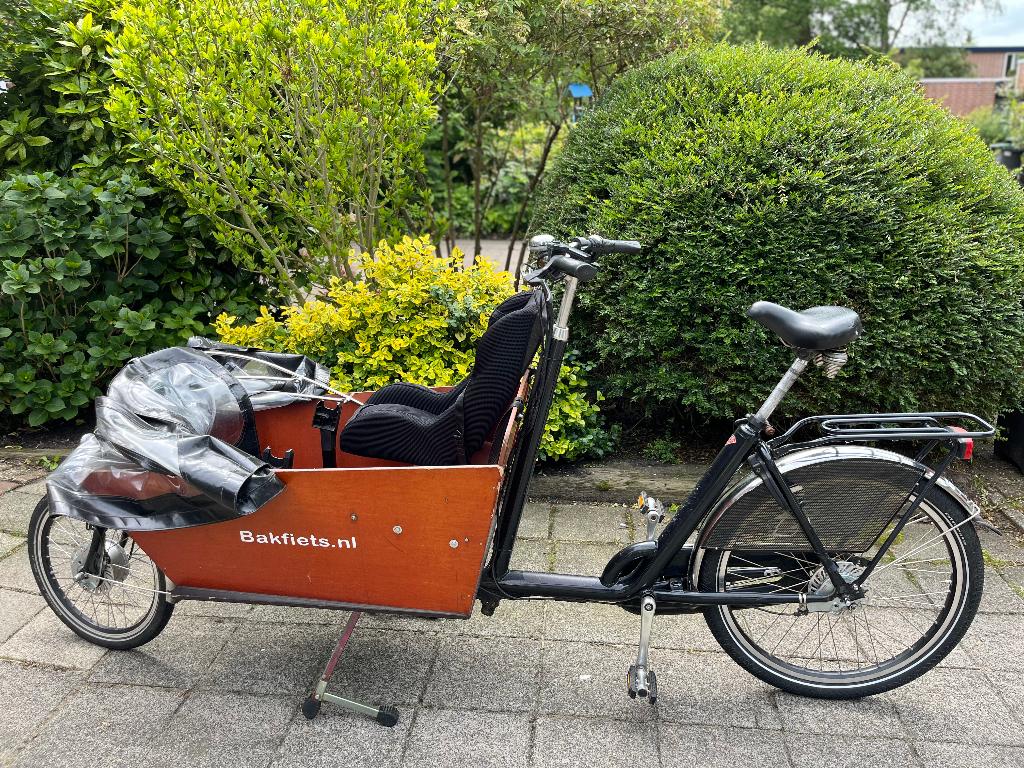 Bakfiets .nl Electric Bakfiets, Fietsen en Brommers, Fietsen | Bakfietsen, Gebruikt, Huif, 2 kinderen, Ophalen