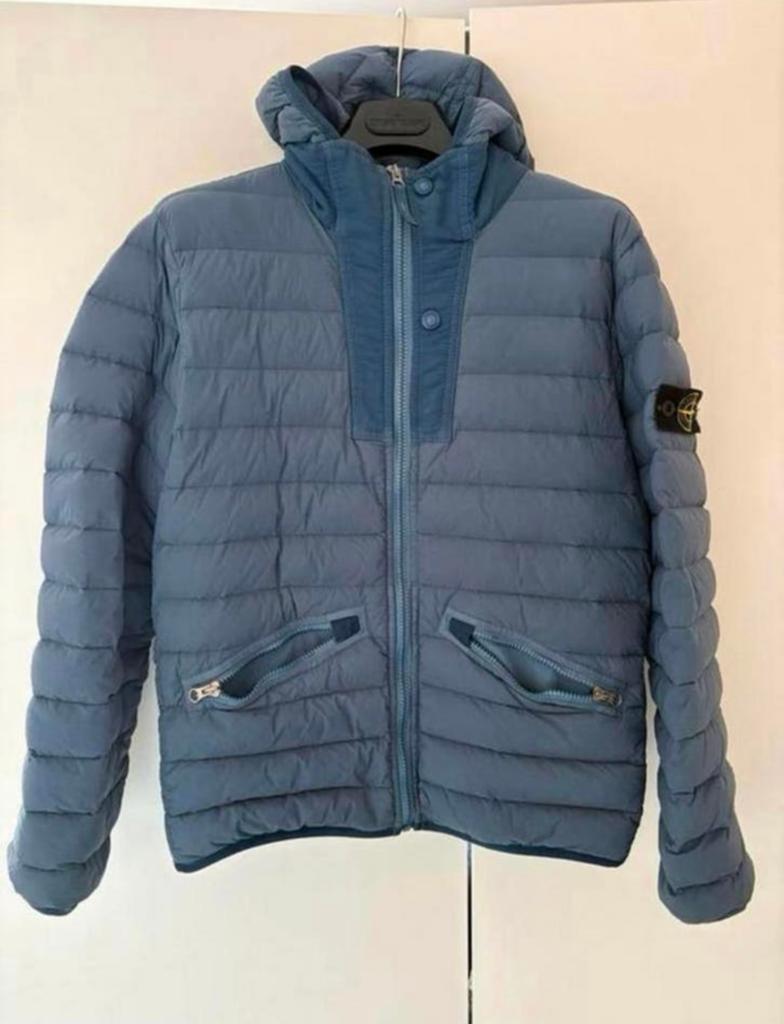 Stone Island jas maat 12/156 in Nieuwstaat, Ophalen of Verzenden, Zo goed als nieuw, Blauw