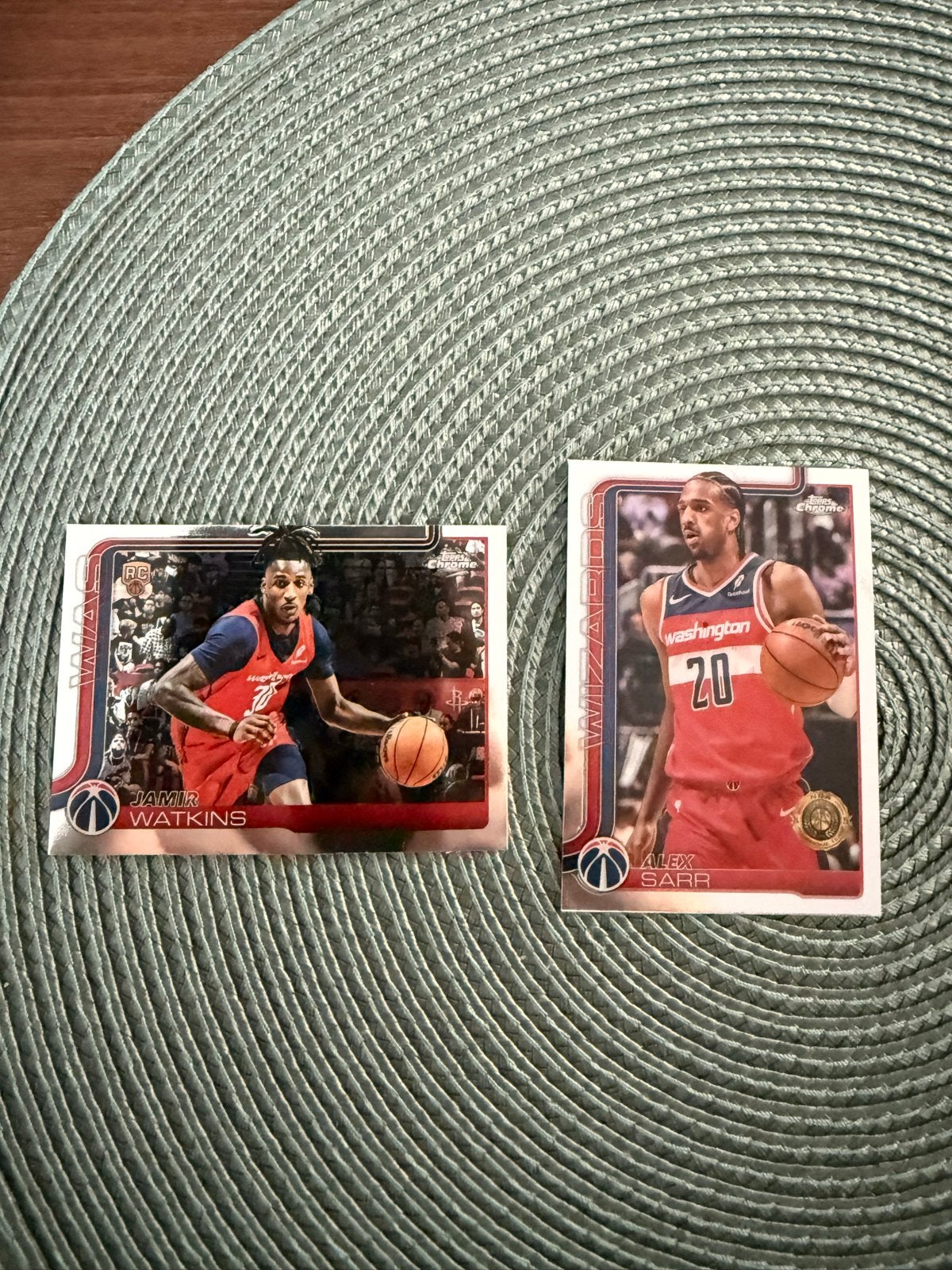 NBA Spelerskaarten: Jamir Watkins & Alex Sarr, Ophalen of Verzenden, Nieuw, Overige sporten, Spelerskaart