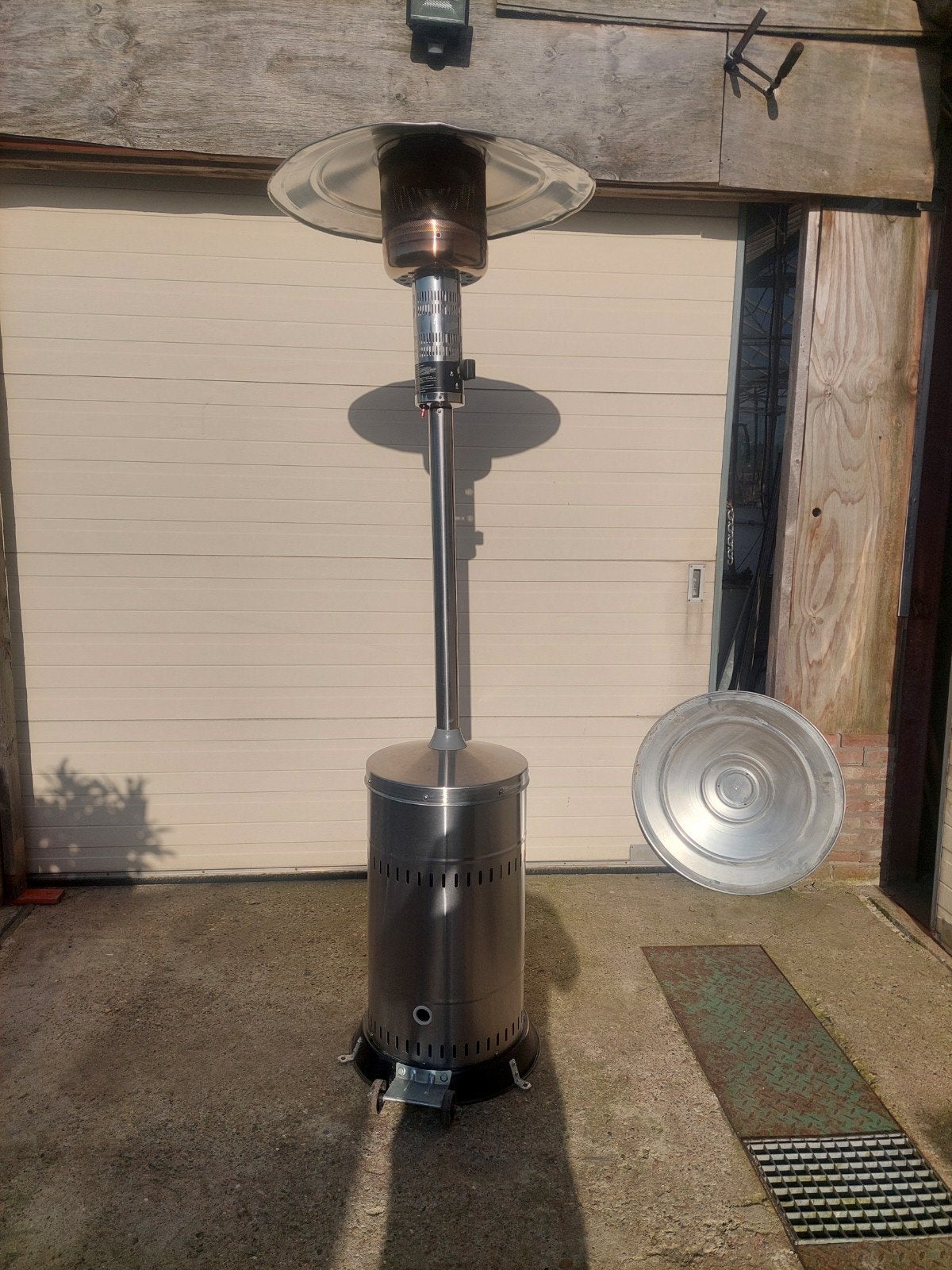 Terrasstraler H1107 - Gasheater voor buiten, Ophalen, Gebruikt, Gas, Vloer