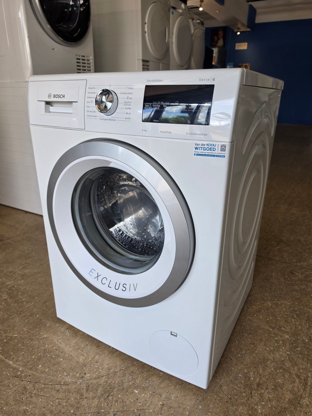 Bosch Serie 6 wasmachine | 8 kilo | A+++ | Gratis thuis 🚚✅️, Bosch, Jirnsum, 1200 tot 1600 toeren, 8 tot 10 kg