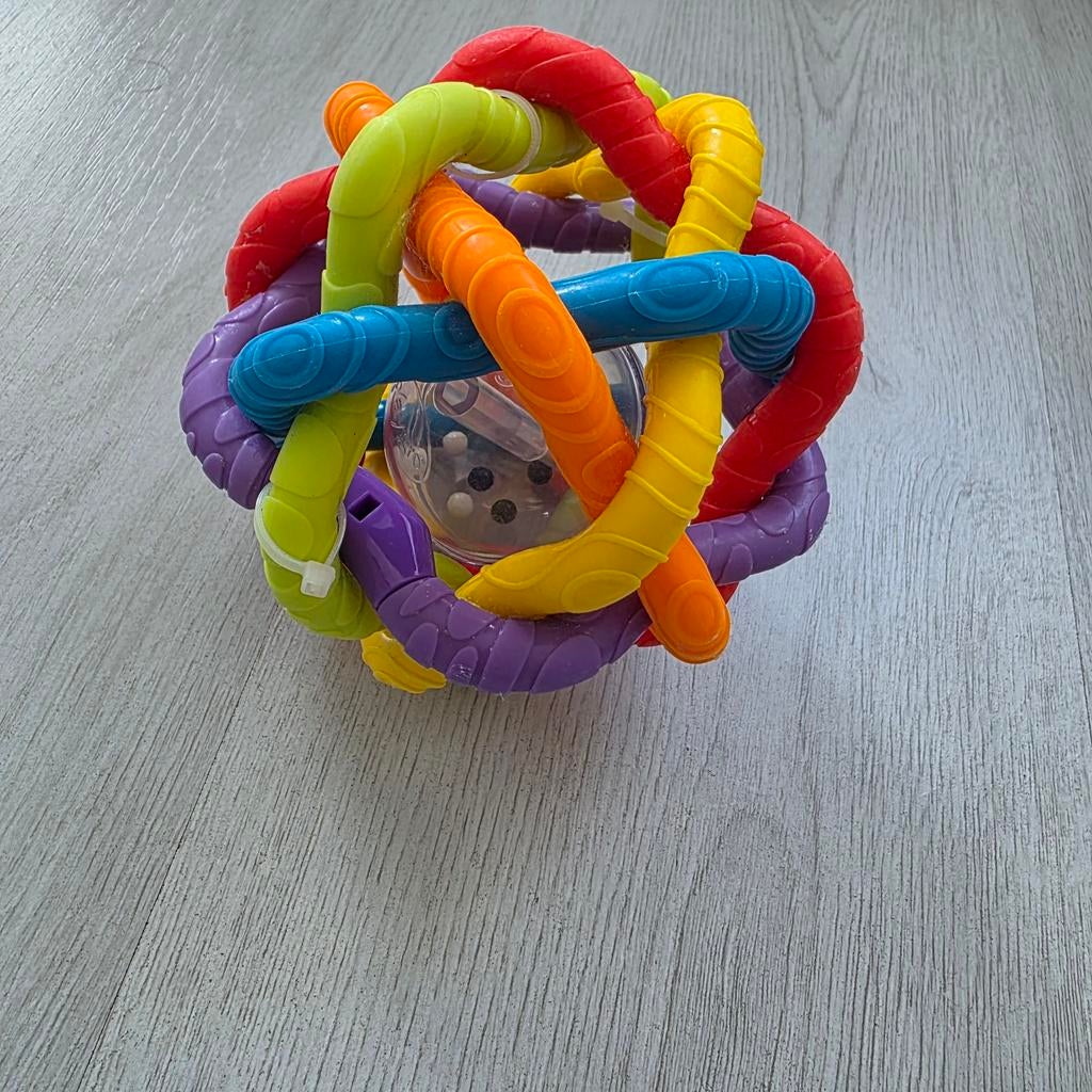 Kleurrijke rammelaar bal, Ophalen of Verzenden