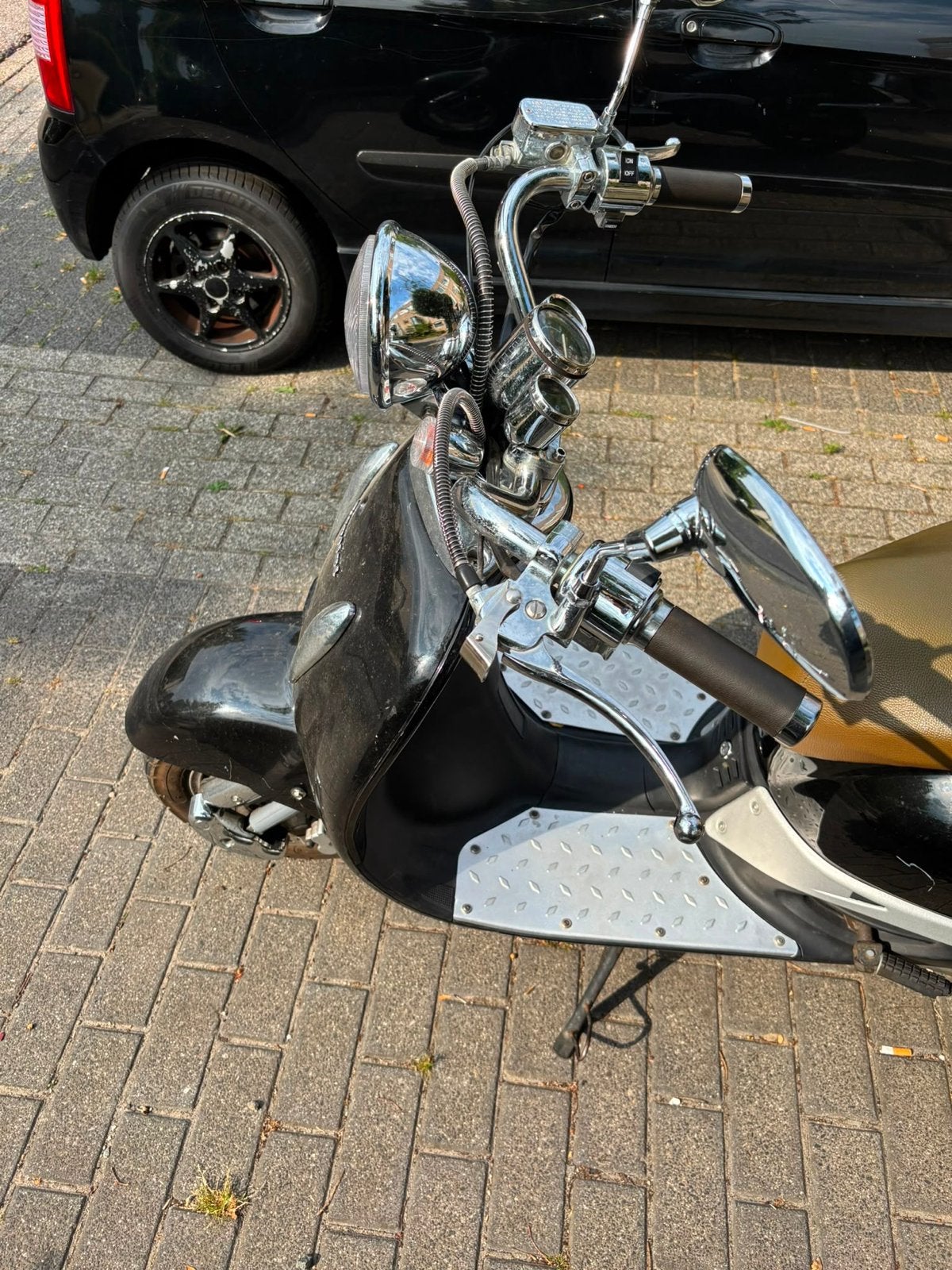 ZNEN Santini 50cc Retro Scooter - Nieuwe onderdelen!, Ophalen of Verzenden, Gebruikt, Benzine, Overige merken