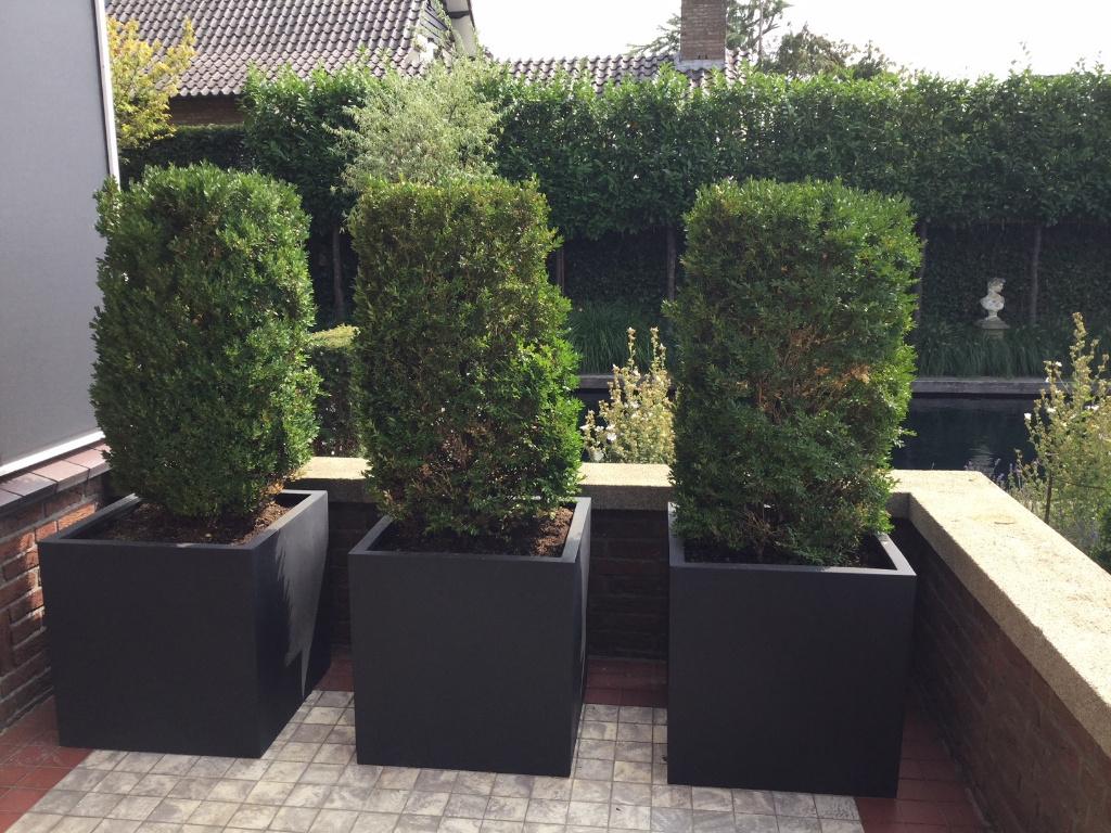 Composiet plantenbak eigen kleur - fiberstone bak RAL kleur, Tuin en Terras, Kunststof, Vierkant, Nieuw, Ophalen of Verzenden