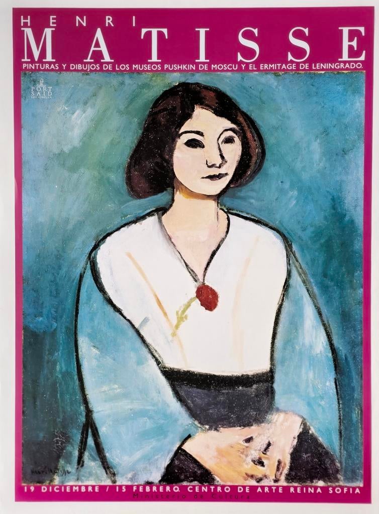 "Henri Matisse" "Expo Reina Sofia (Pushkin/Ermitage", Antiek en Kunst, Kunst | Litho's en Zeefdrukken, Ophalen of Verzenden
