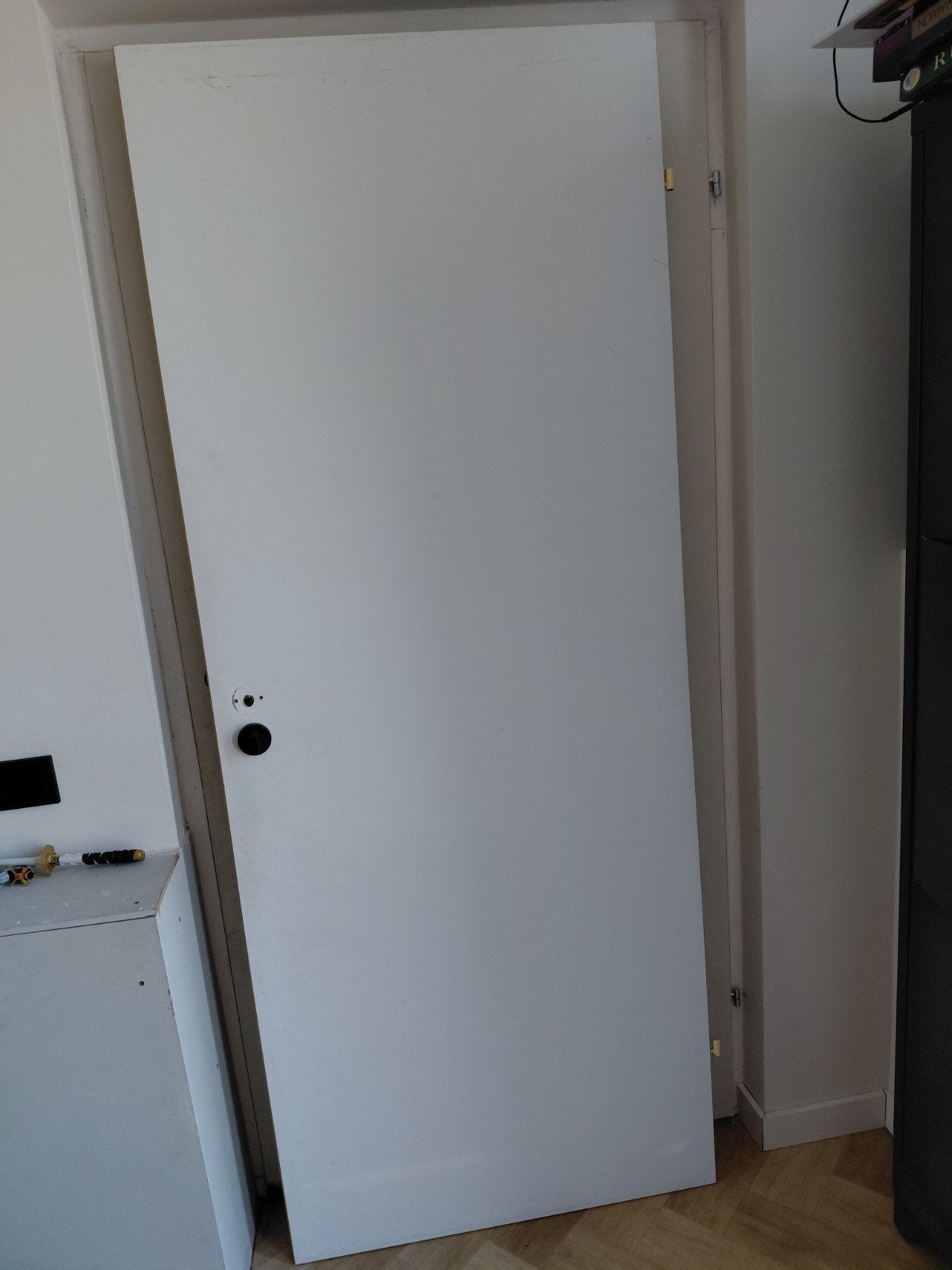 Witte binnendeur, Ophalen, Gebruikt, 80 tot 100 cm, Binnendeur