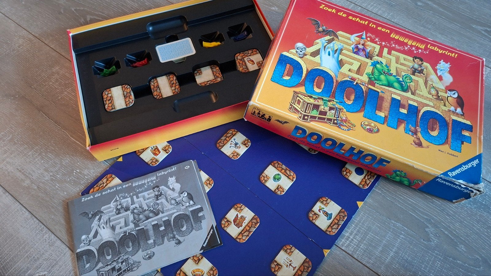 Doolhof bordspel van Ravensburger - Zoek de schat!, Een of twee spelers, Ophalen, Gebruikt, Ravensburger