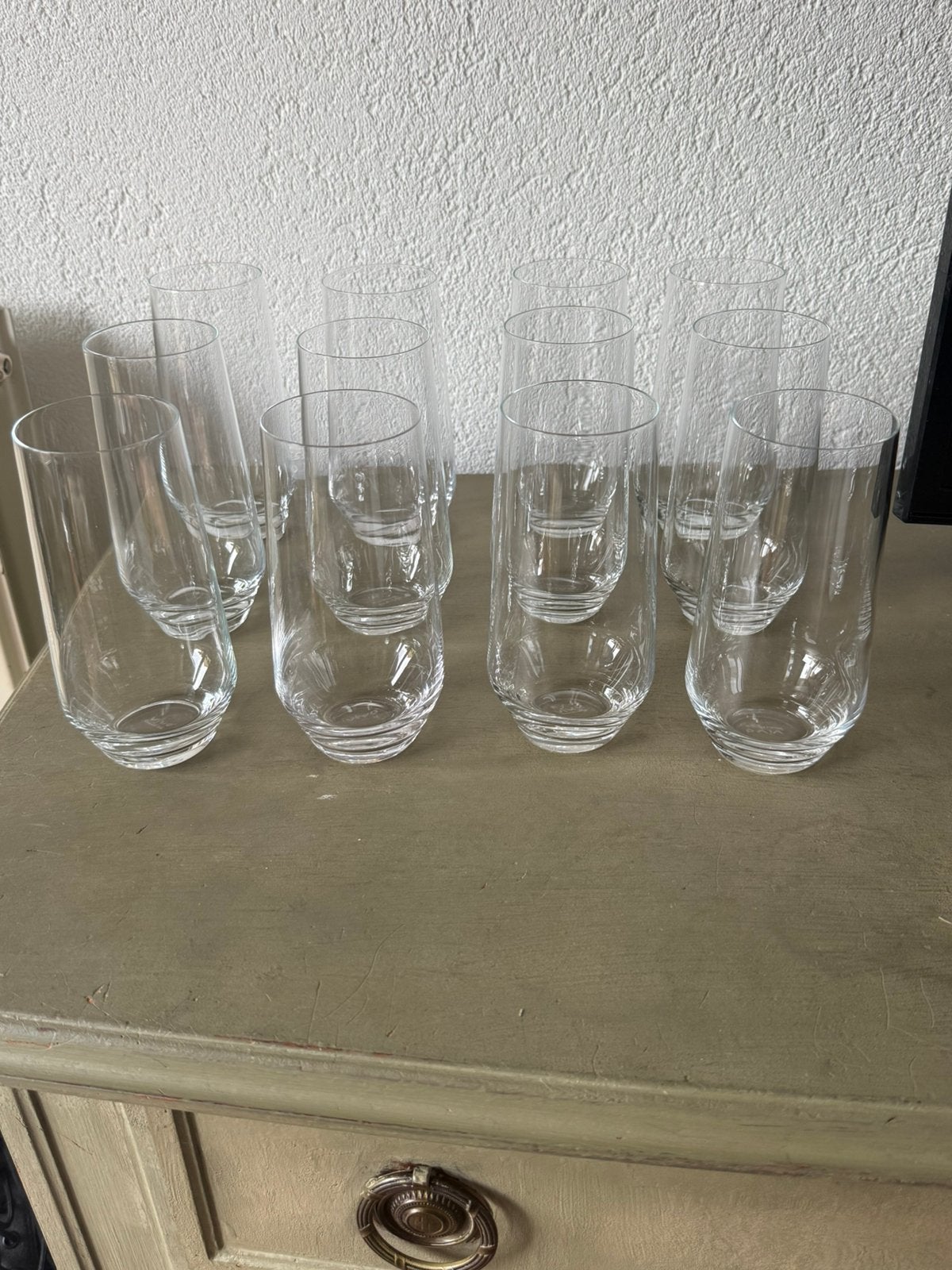 10X Villeroy & Boch Vivo kristal longdrinkglazen nieuwstaat, Ophalen of Verzenden, Zo goed als nieuw, Glas, Overige stijlen