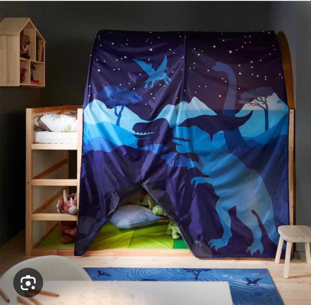 Dino bedtent IKEA, Ophalen, Gebruikt