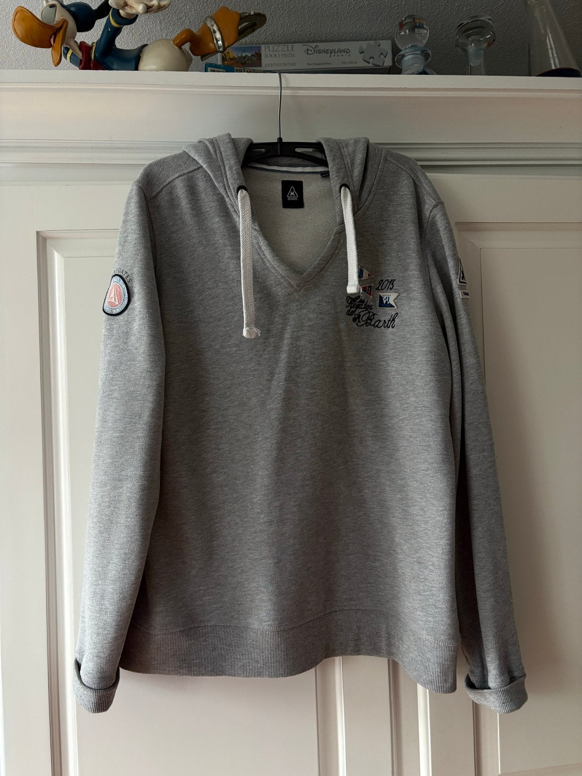 Gaastra hoodie grijs - Regates de St. Barth 2015, Ophalen of Verzenden, Zo goed als nieuw, Maat 46/48 (XL) of groter, Grijs