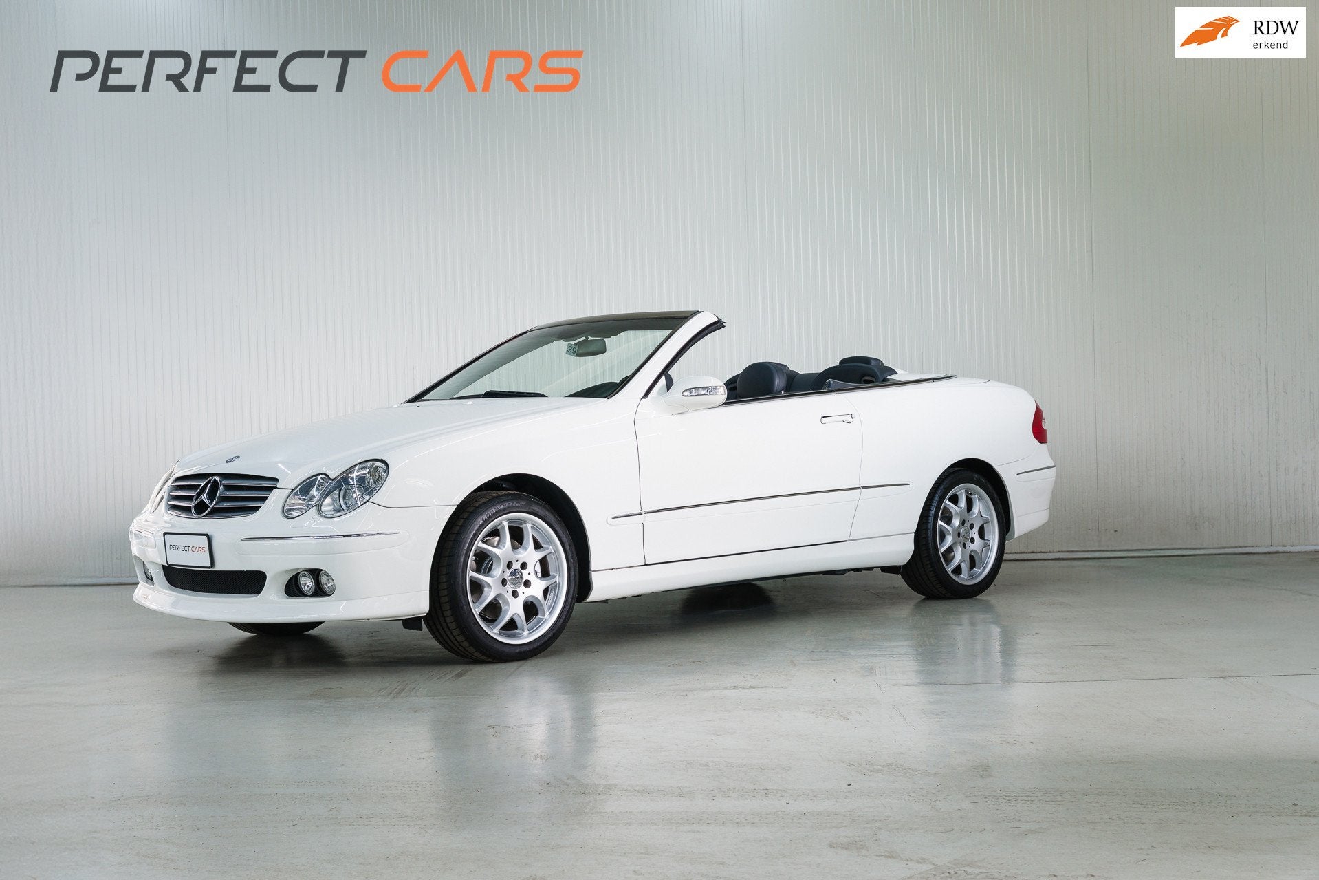 Mercedes-Benz CLK-klasse Cabrio 320 Avantgarde, Brabus pakke, Auto's, Automaat, Achterwielaandrijving, Gebruikt, Zwart