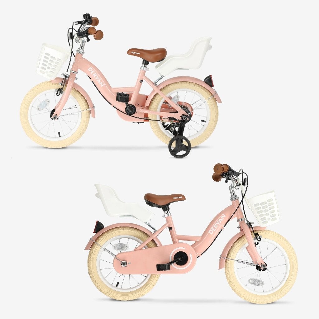 DERYAN Zoey Kinderfiets 16 inch – Roze – 4 tot 6 jaar Fiets, Team@deryan.com, Ophalen of Verzenden, Zo goed als nieuw, Marithaime 8 Elst
