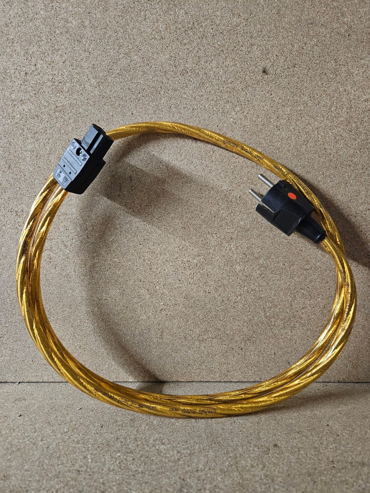 HIGH-END POWER CORD van MF-Electronics type Classic, Ophalen, Minder dan 2 meter, Overige kabels