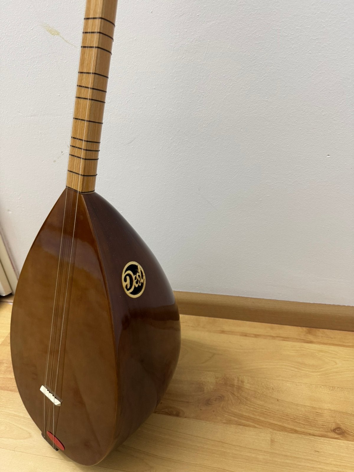 Baglama Saz linkshandig + beschermhoes, Muziek en Instrumenten, Instrumenten | Toebehoren, Ophalen, Zo goed als nieuw