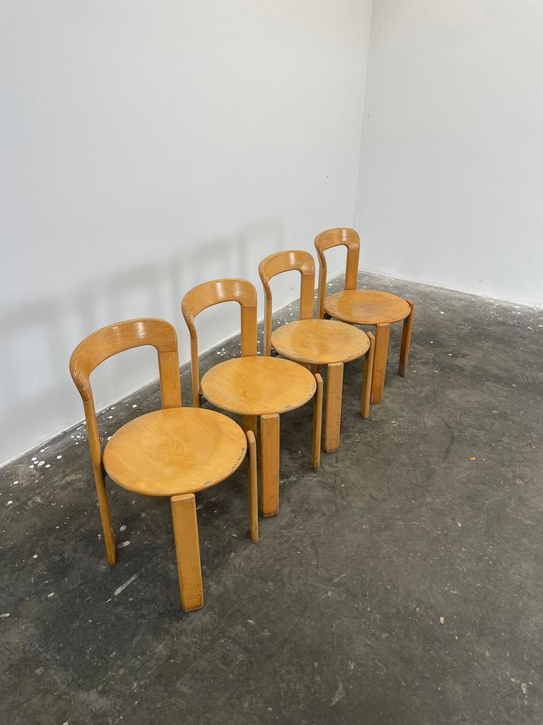 28 x Bruno Rey Kusch Co Hay stoelen naturel opknappers, Ophalen