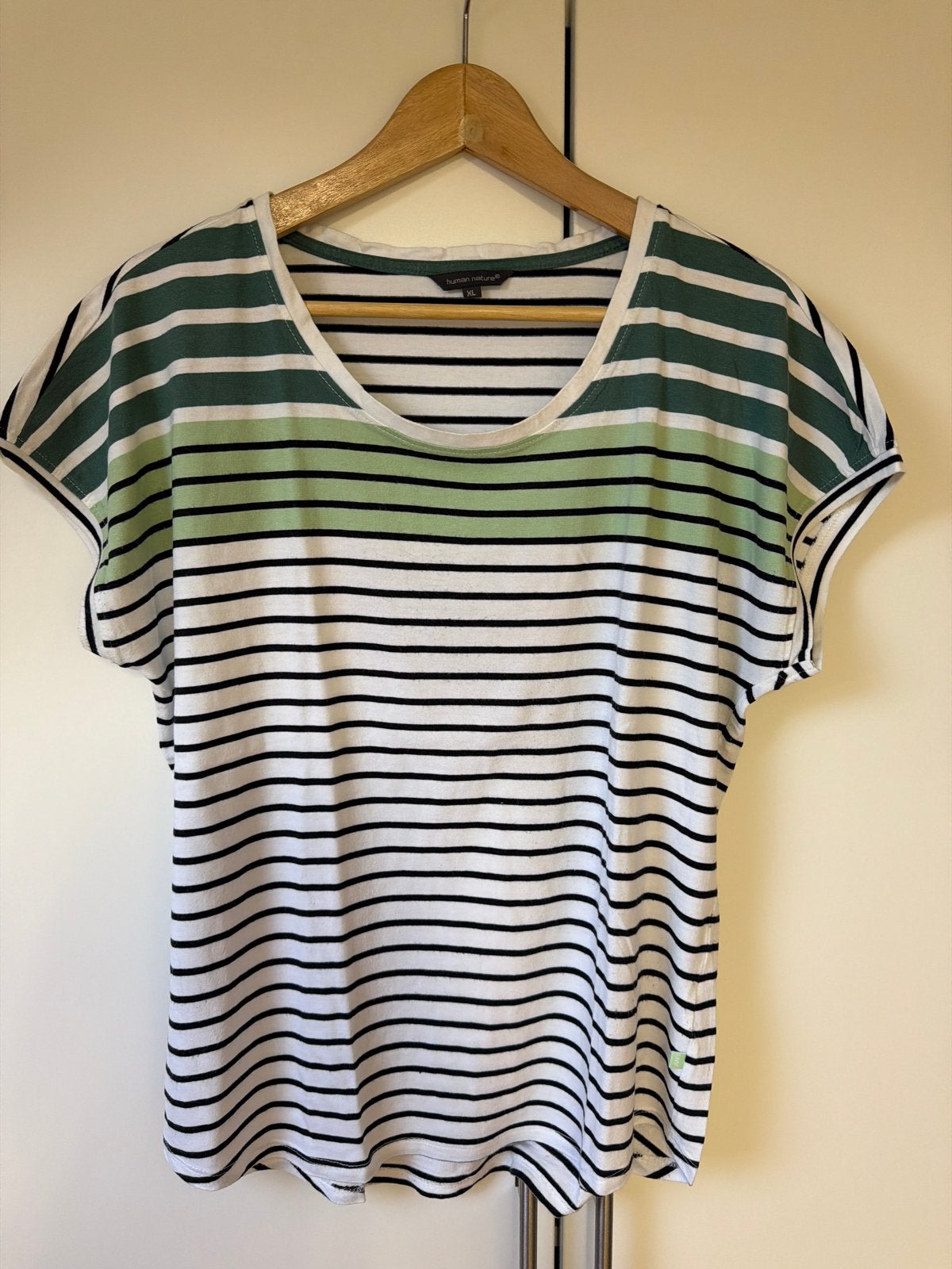 Human Nature gestreept T-shirt, maat XL, Meerkleurig, Maat 46/48 (XL) of groter, Ophalen of Verzenden, Korte mouw