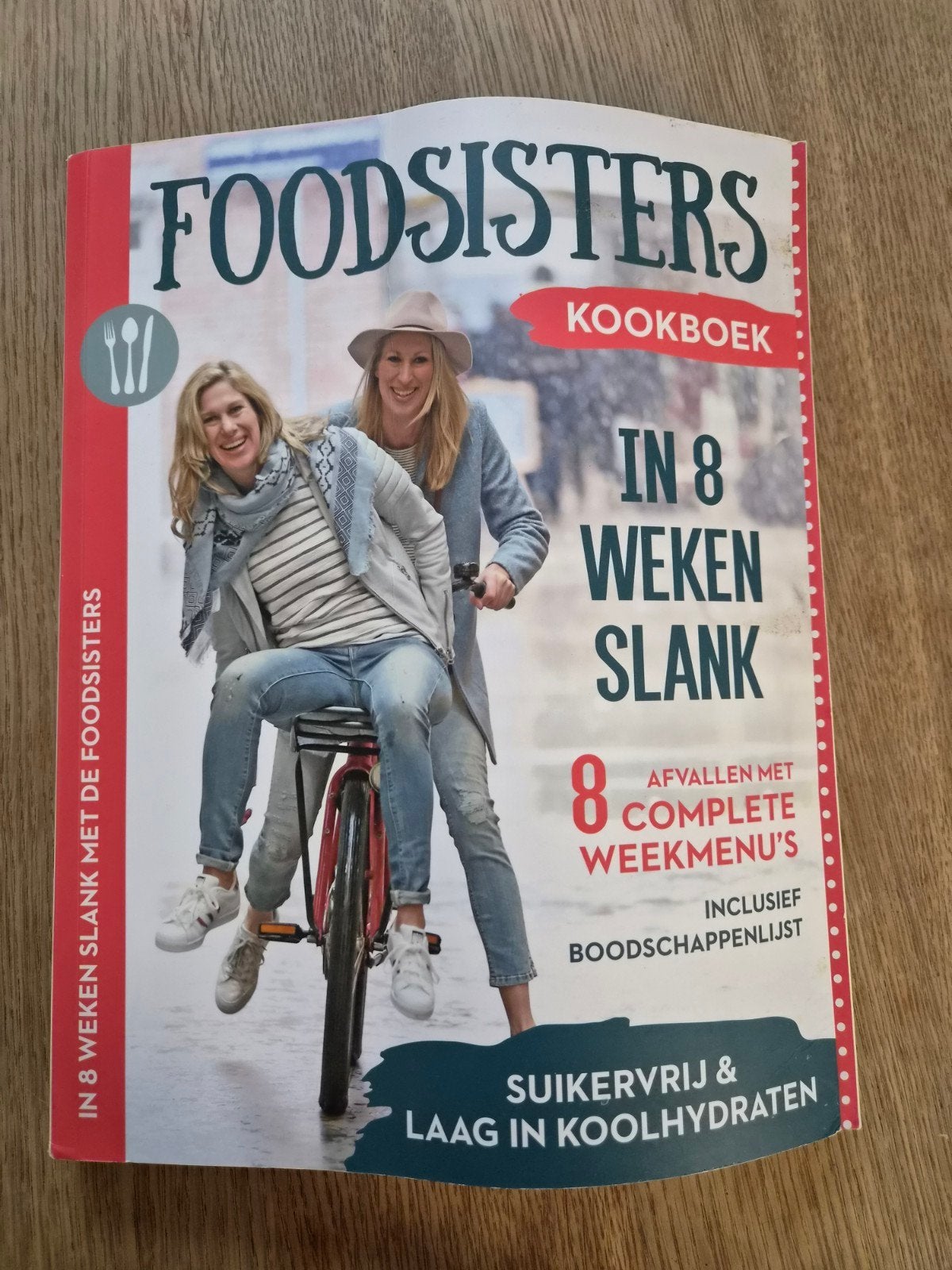 FoodSisters Kookboek: In 8 Weken Slank, Voorgerechten en Soepen, Zo goed als nieuw, Gezond koken, FoodSisters