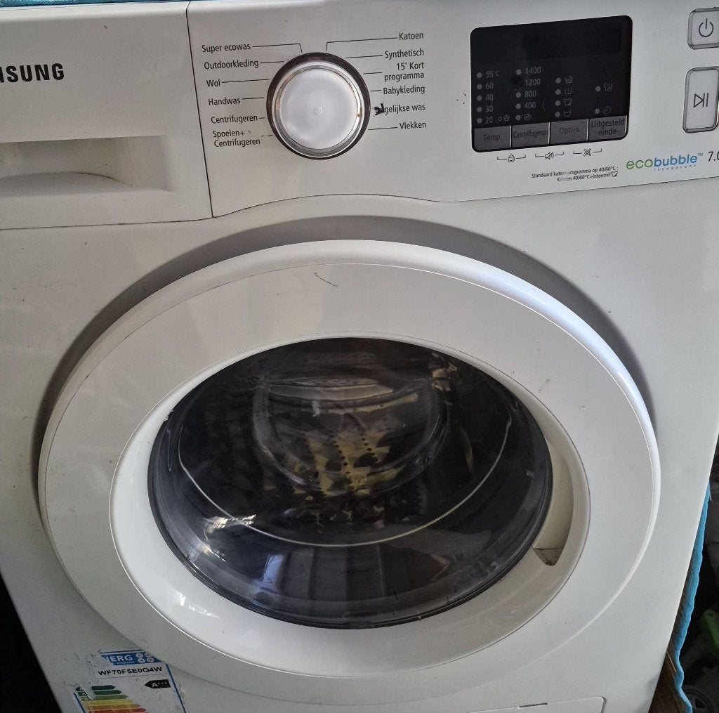 Wasmachine 7 kg, Witgoed en Apparatuur, Ophalen, Gebruikt, Voorlader, 85 tot 90 cm