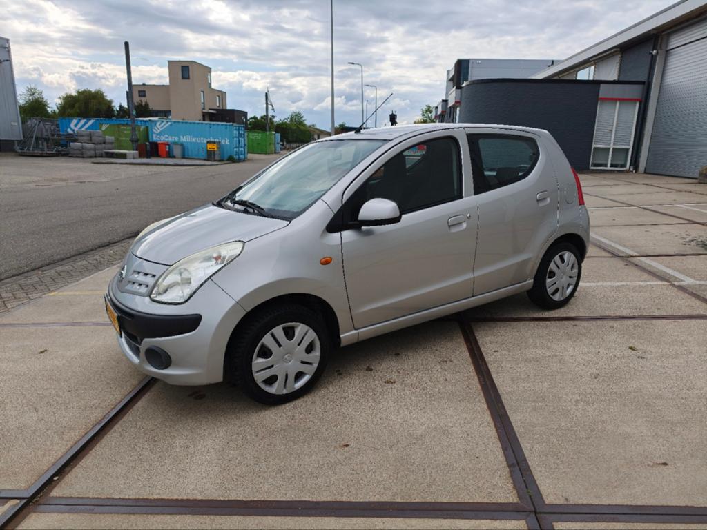 Nissan Pixo 1.0 i 2011 Airco Apk Nap Eleckt,pak. dealer ond., Voorwielaandrijving, Euro 5, Stof, Metallic lak