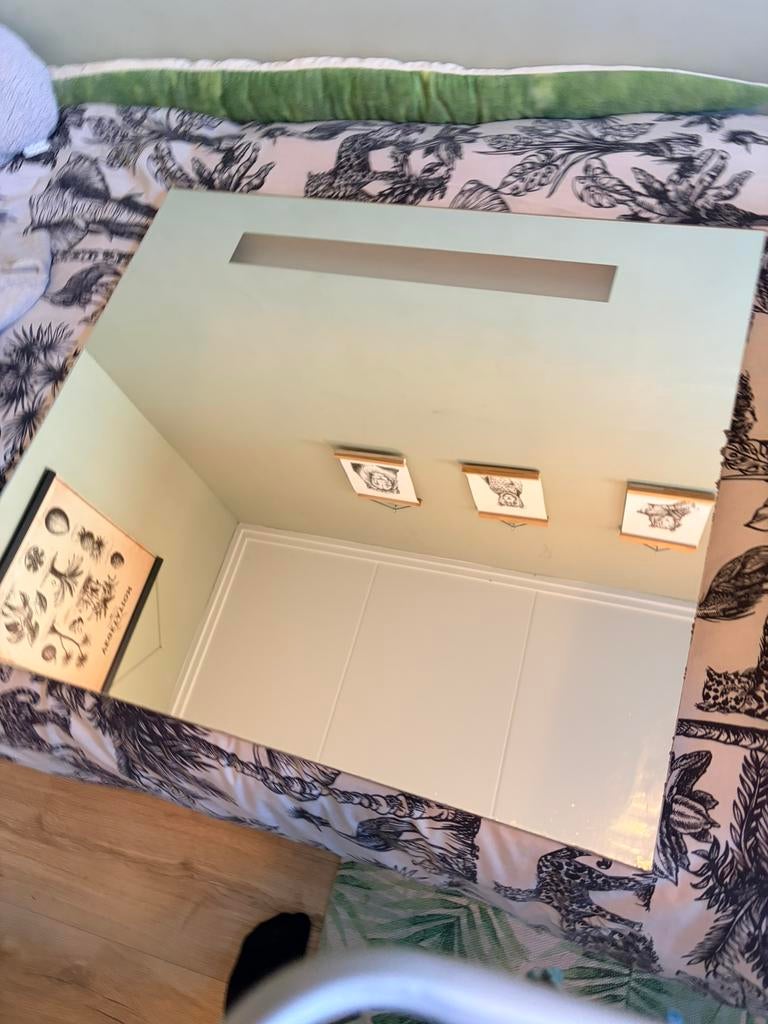 Grote led verlichte badkamer spiegel Allibert, Huis en Inrichting, Woonaccessoires | Spiegels, Ophalen, Gebruikt, 75 tot 100 cm
