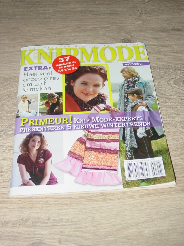 Knipmode nr. 9 / september 2005, Ophalen of Verzenden, Gebruikt, Vrouw, Knipmode