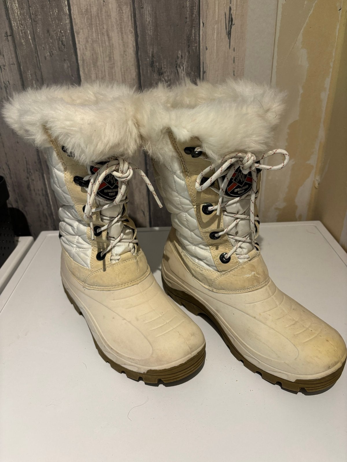 Human Nature Snowboots - Maat 41/42, Ophalen of Verzenden, Zo goed als nieuw, Wit, Snowboots