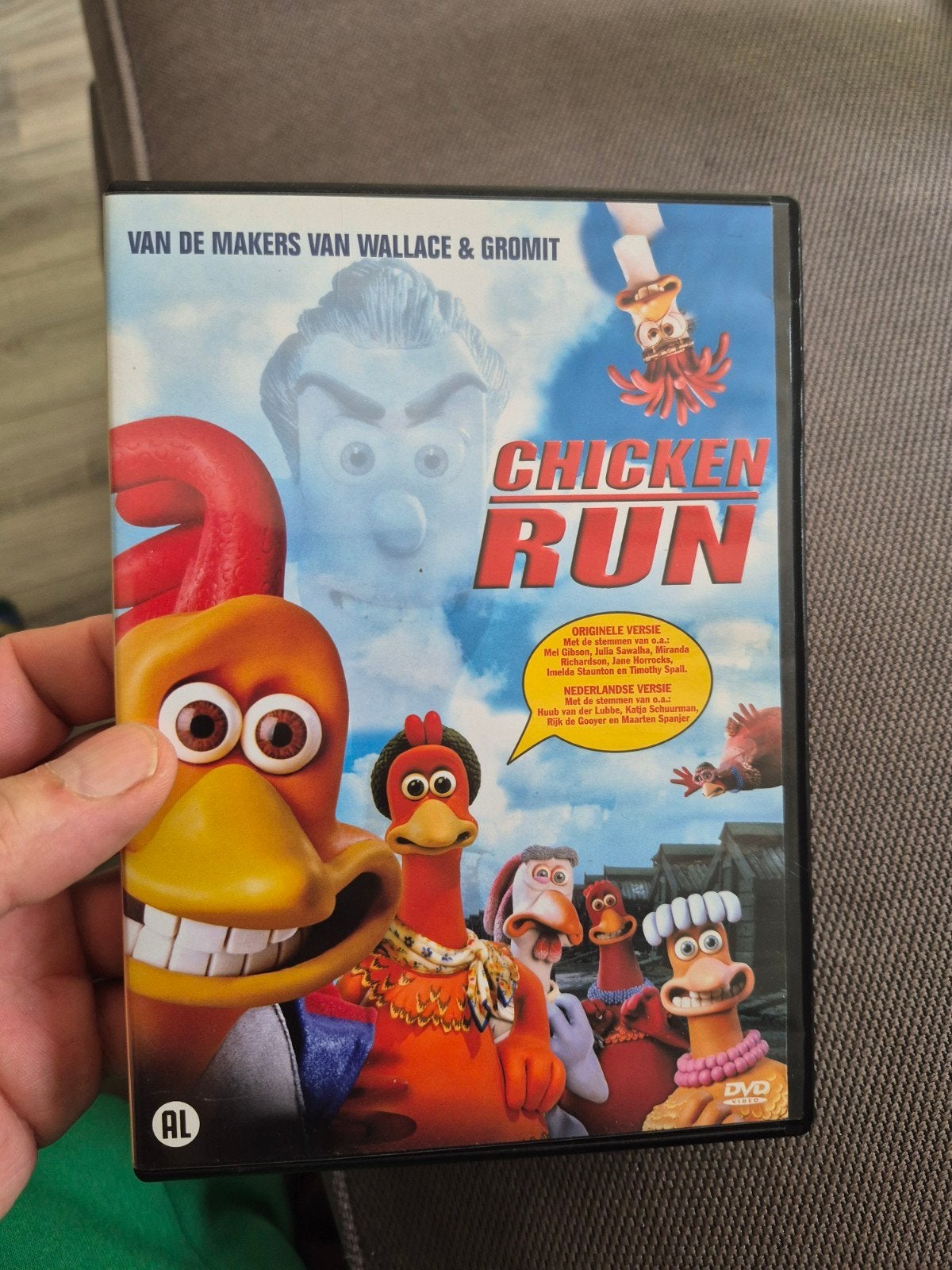 Chicken Run DVD - Animatie makers van Wallace & G, Europees, Gebruikt, Animatie, Alle leeftijden