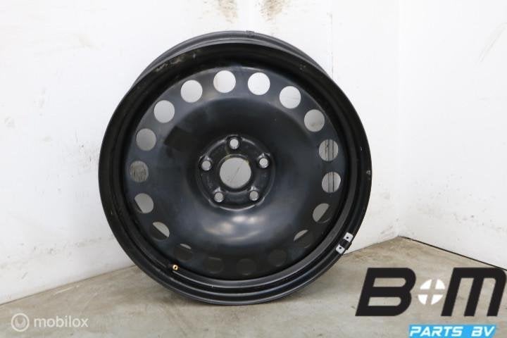 Org. 18 inch stalen velgen ID.3 / VW Golf / Caddy! 1EA601027, Gebruikt, Velg(en)