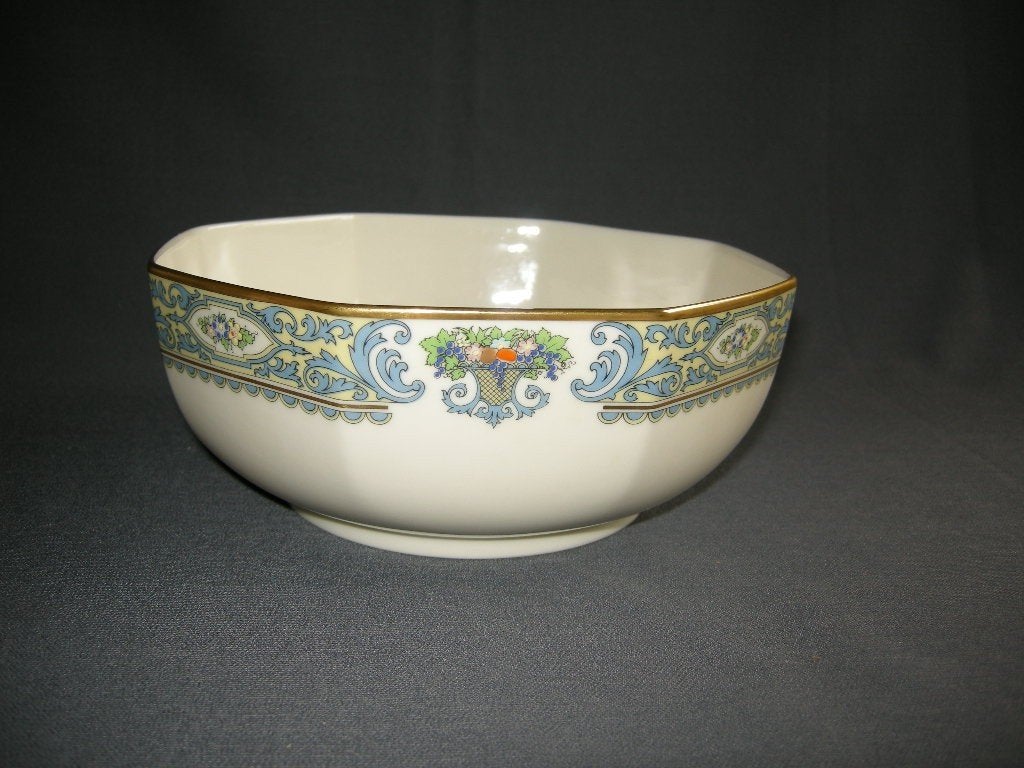 Lenox Autumn 8-hoekige schaal, handgedecoreerd, Ophalen of Verzenden