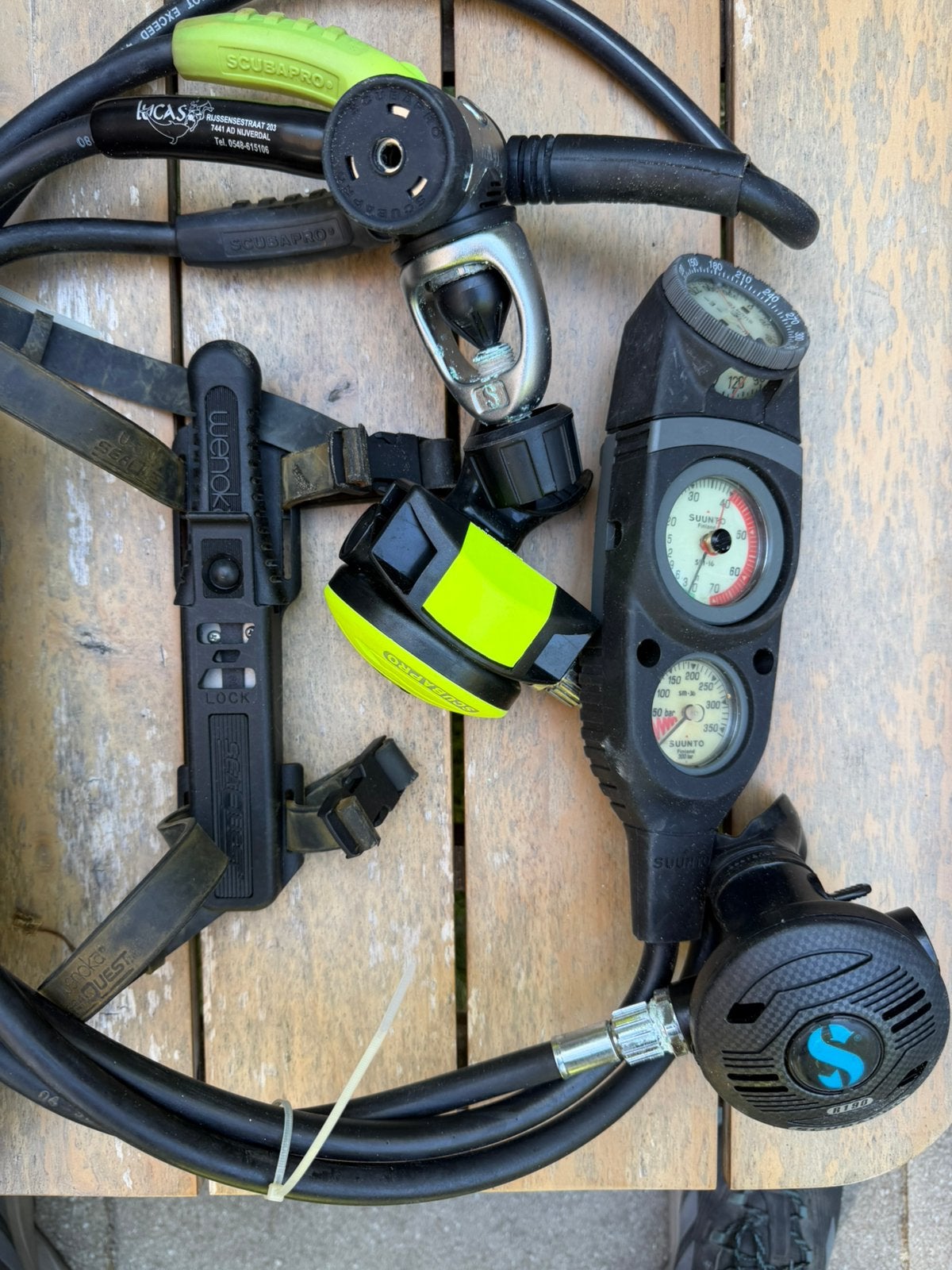 Mares scubapro duikset, Ophalen of Verzenden, Zo goed als nieuw, Trimvest of Wing