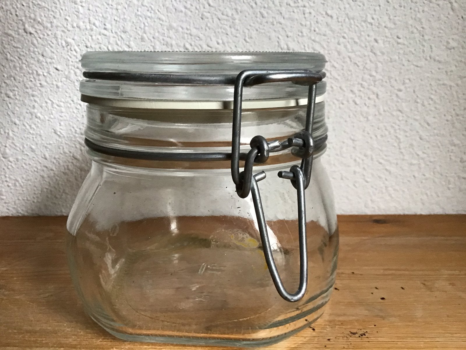 Glazen weckpot Bormioli Fido. 0,5 liter., Ophalen of Verzenden, Zo goed als nieuw