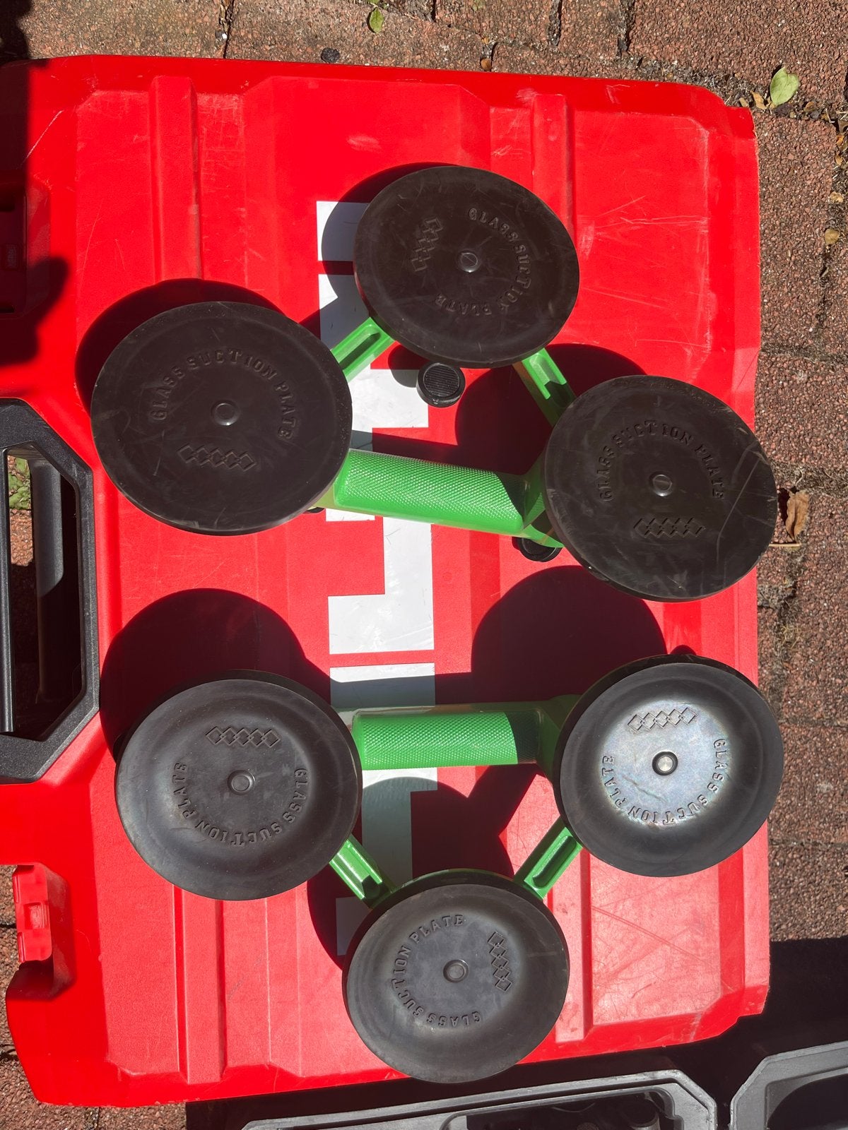 Set van 2 vacuüm zuignappen voor glas en tegels, Ophalen of Verzenden, Gebruikt, Overige typen, Overige merken