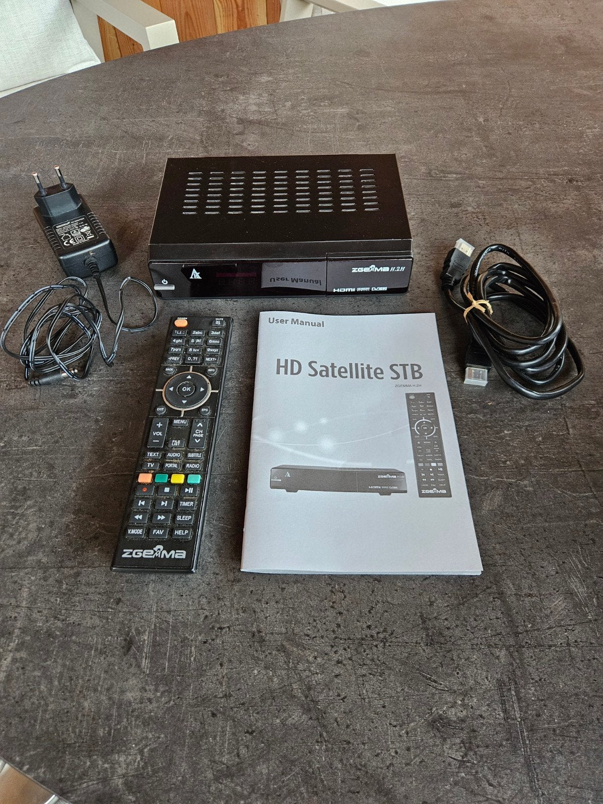 Zgemma H.2H HD satelliet kabel ontvanger decoder, Ophalen of Verzenden, Zo goed als nieuw, Decoder