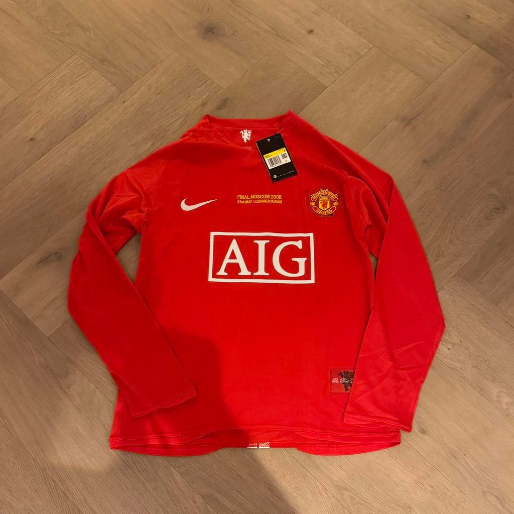 Longsleeve man United (Ronaldo 7), Sport en Fitness, Voetbal, Maat S, Verzenden, Zo goed als nieuw, Shirt