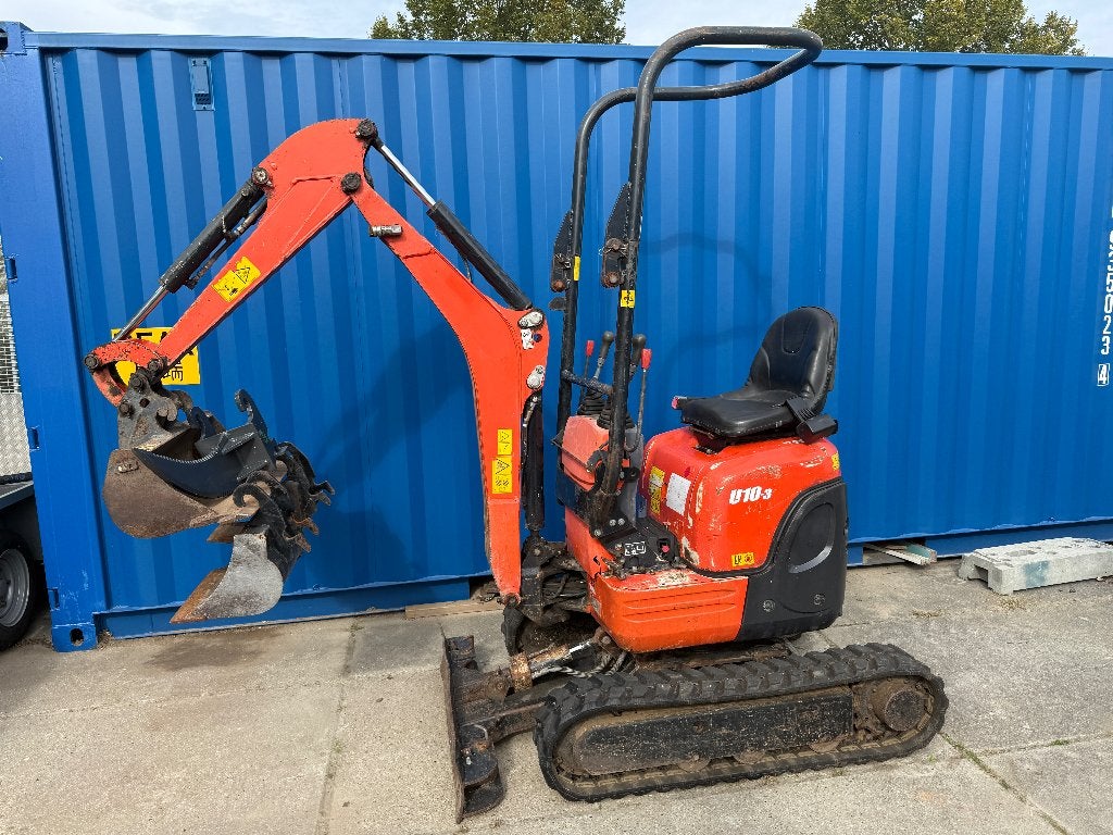 KUBOTA minigraver U10-3 2021 incl diverse uitrustingsstukken, Japan, Graafmachine, Japan, Ophalen