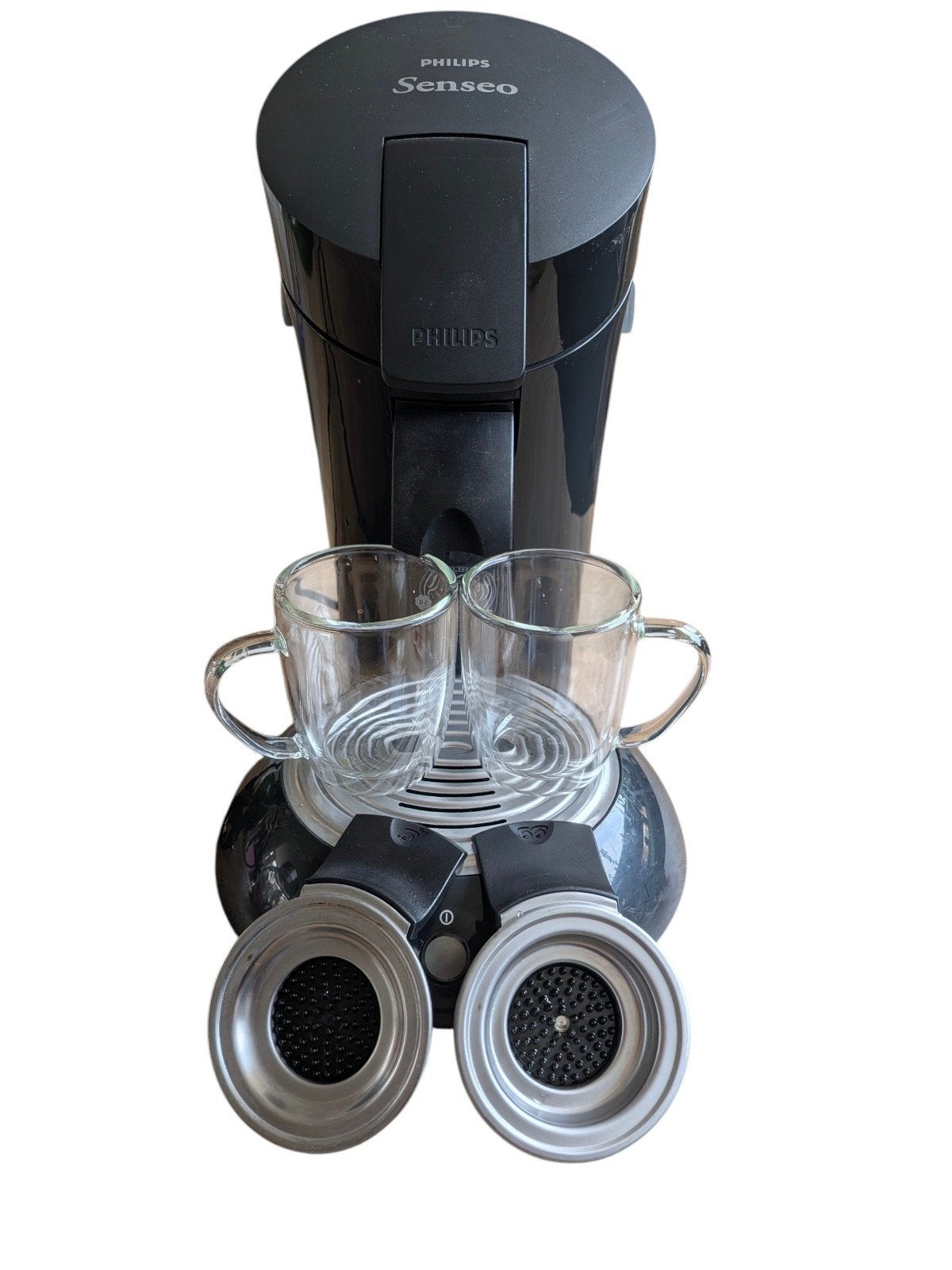 Philips Senseo met houders en kopjes, Witgoed en Apparatuur, Koffiezetapparaten, Ophalen, Koffiepads en cups, Gebruikt, Koffiemachine