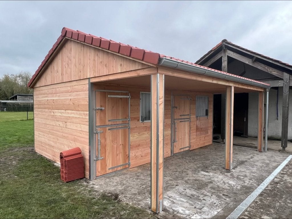 Dubbelwandige paardenstallen, Dieren en Toebehoren, Stalling en Weidegang, Weidegang, 2 of 3 paarden of pony's