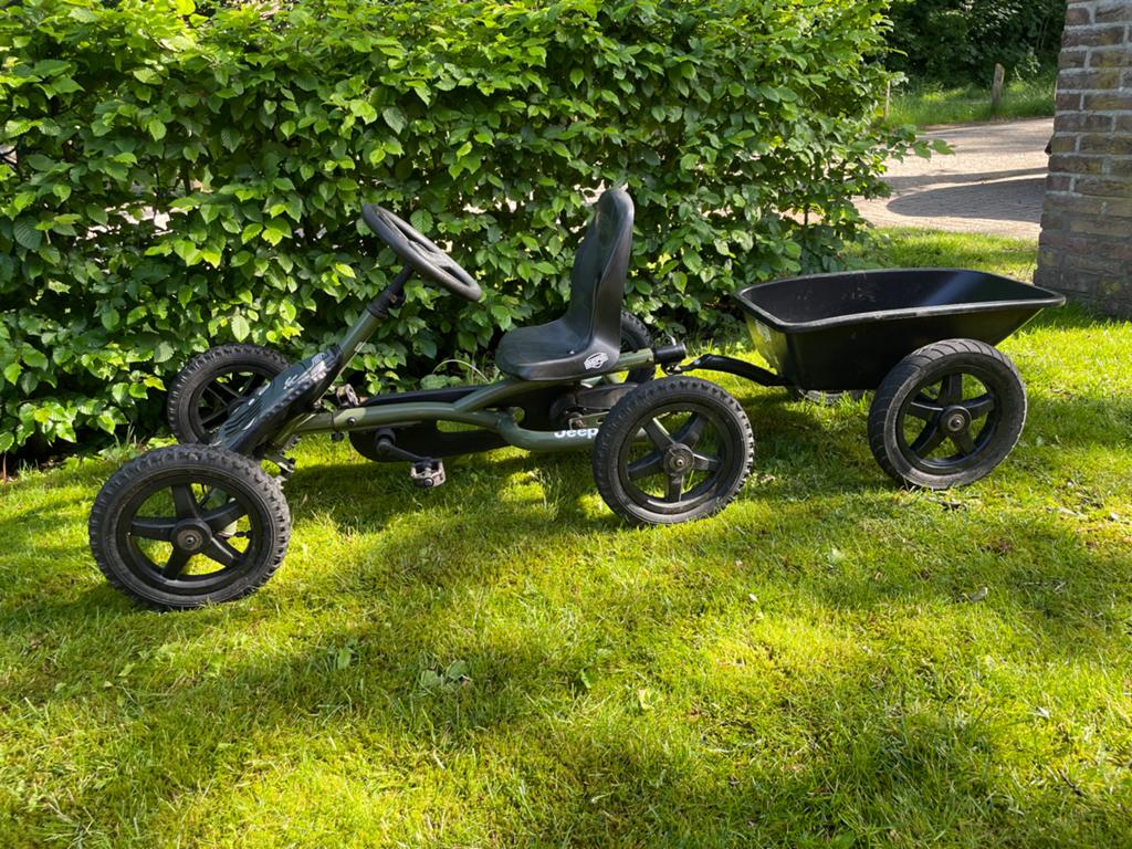 Berg buddy Jeep skelter met aanhanger, Ophalen, Gebruikt, Berg, Met kar of aanhanger