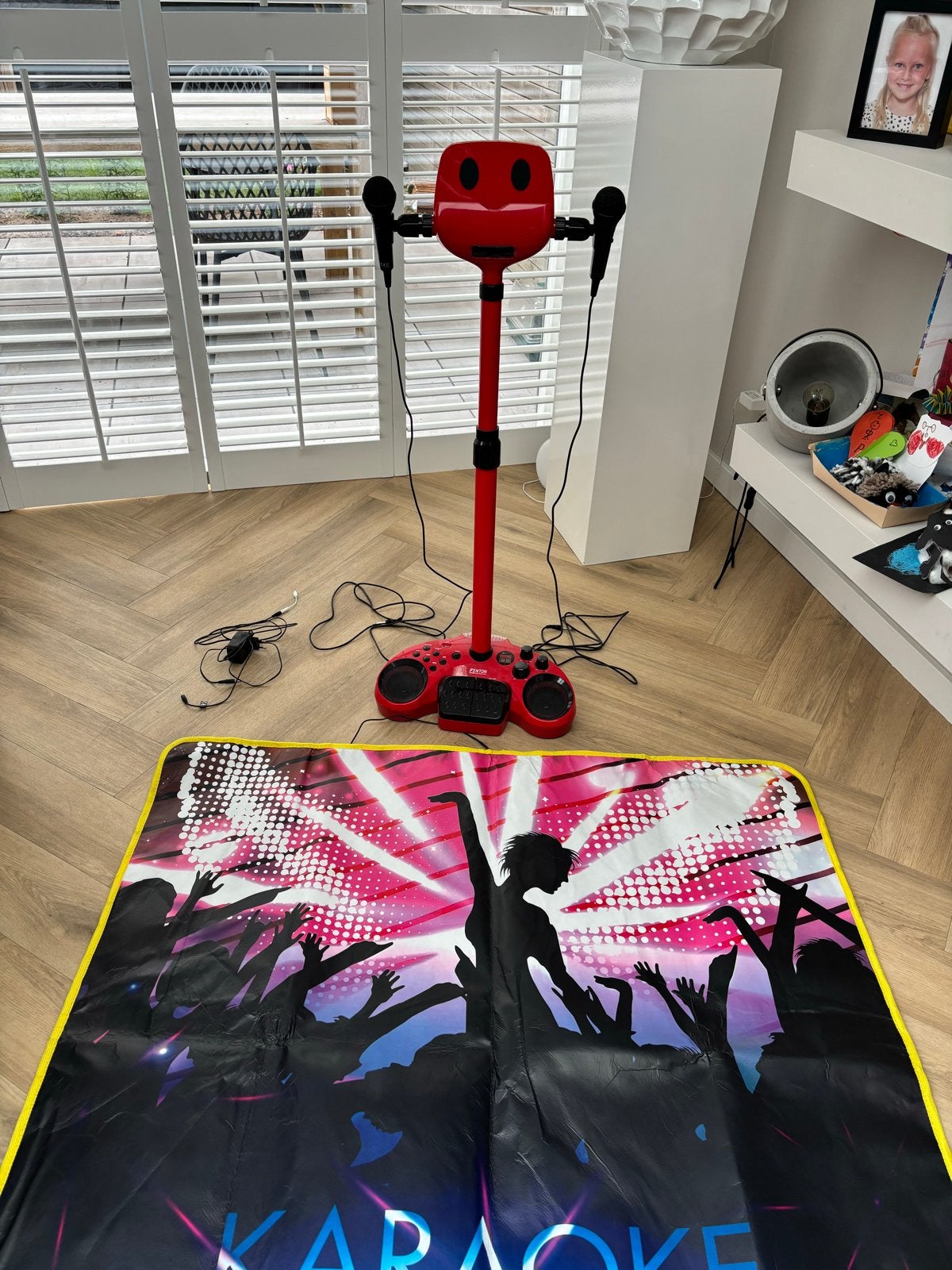Fenton Karaoke Set met Microfoons - Plug & Zing!, Ophalen, Zo goed als nieuw, Complete set