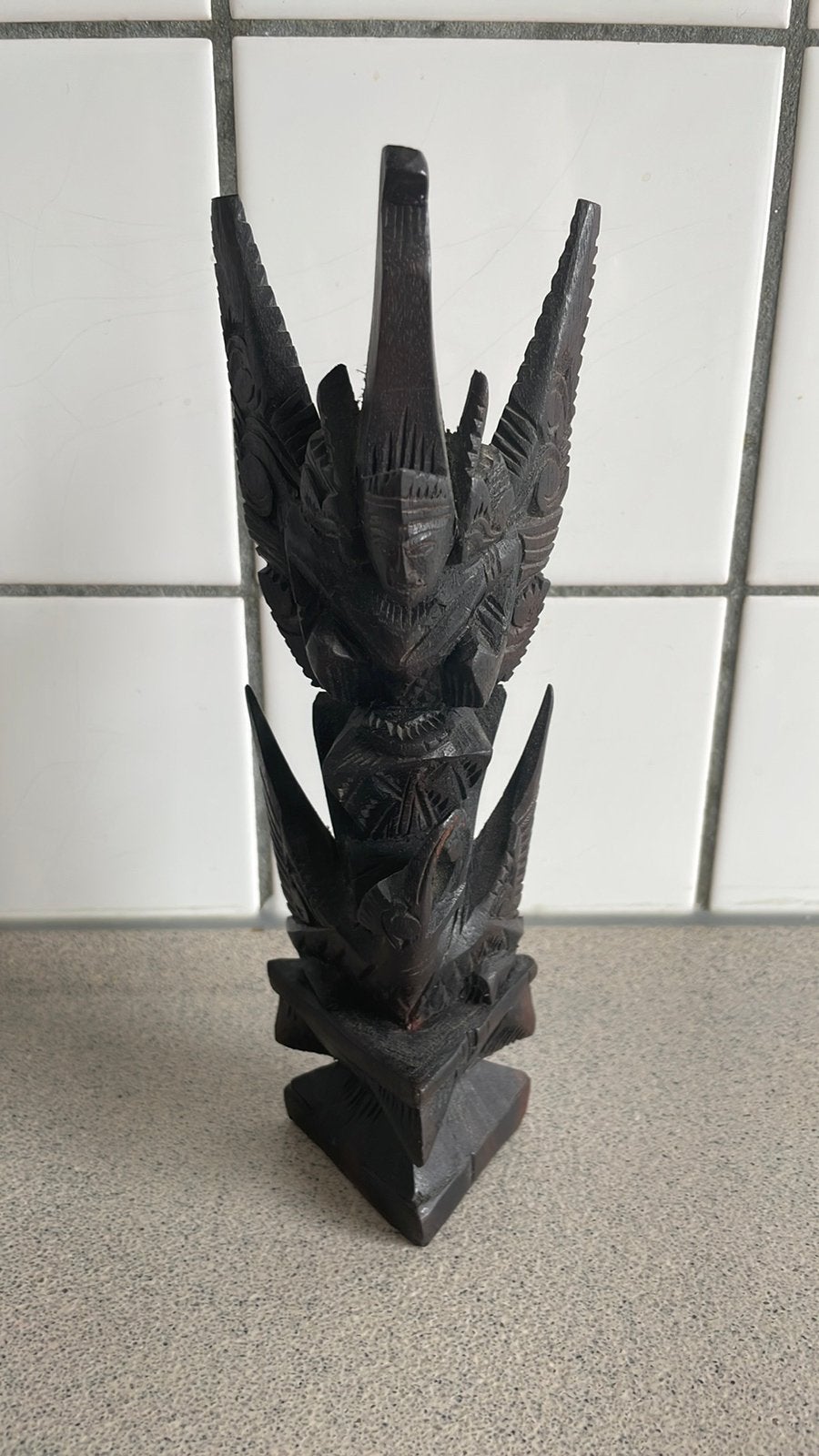 Prachtig houten Garuda beeld hout Indonesië hindoeiseme, Antiek en Kunst, Ophalen of Verzenden