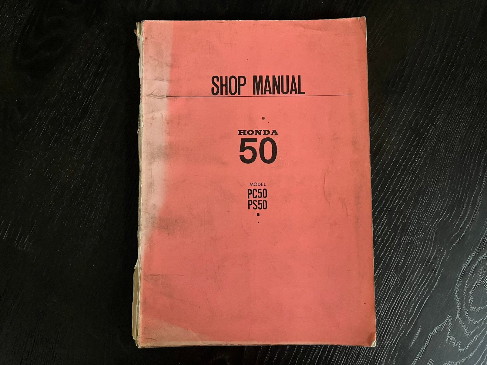Shop manual Honda PC50  /   PS50, Ophalen of Verzenden, Zo goed als nieuw
