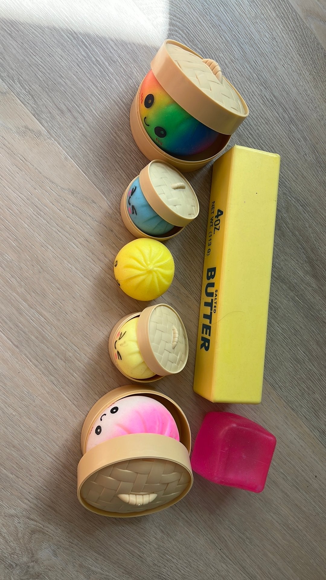 Viral squishies dumplings en grote boter, Ophalen, Zo goed als nieuw