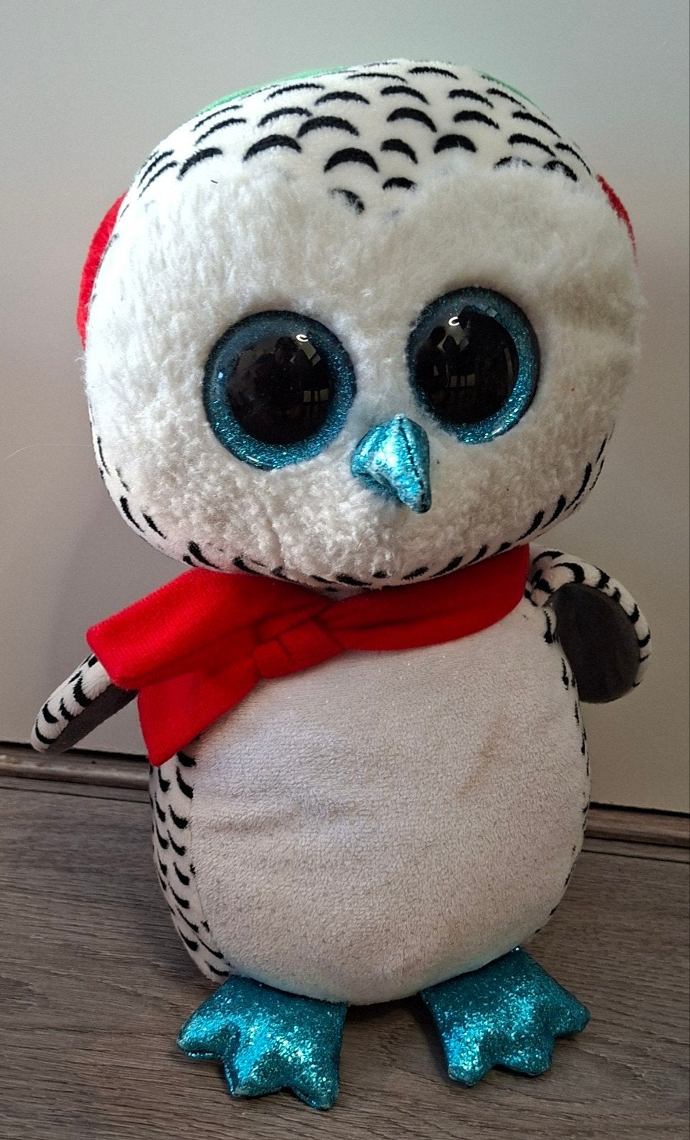 ty beanie boo uil Nester 24 cm, Overige karakters, Overige typen, Ophalen of Verzenden, Zo goed als nieuw