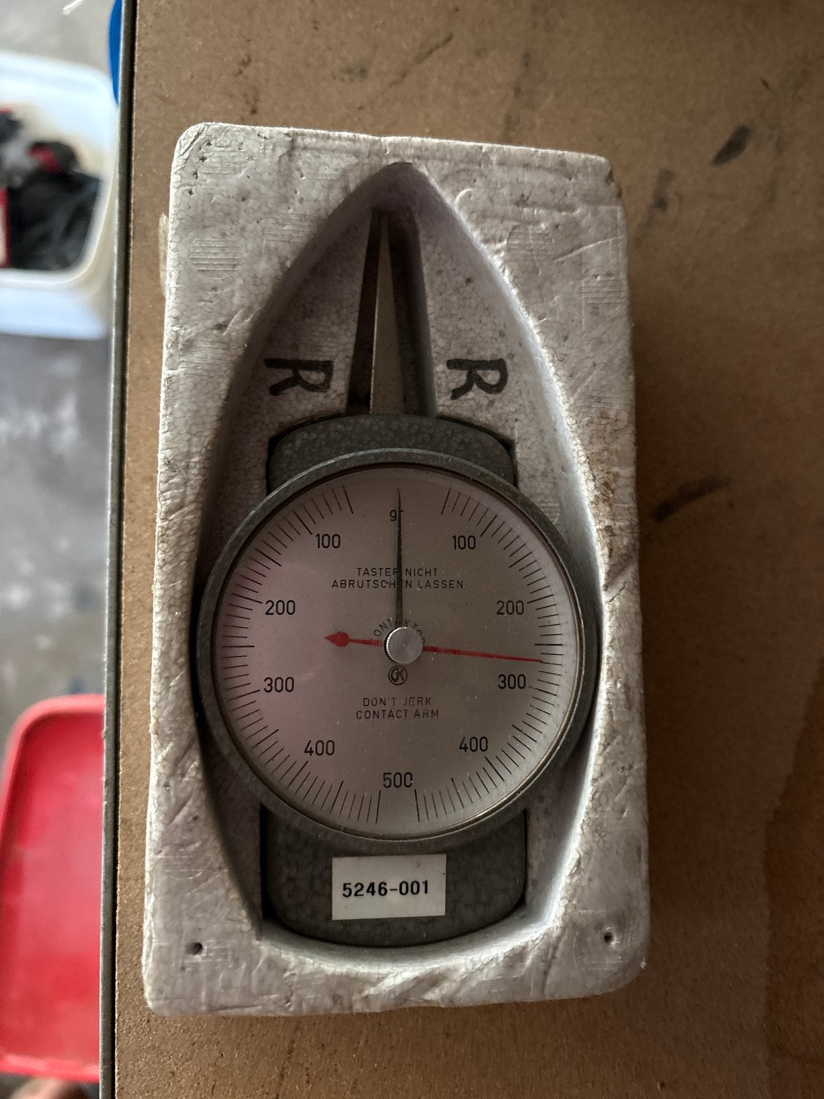 Vintage Analoge Meter - 500 Grams - Nauwkeurige Meting, Doe-het-zelf en Verbouw, Meetapparatuur, Ophalen of Verzenden, Gebruikt