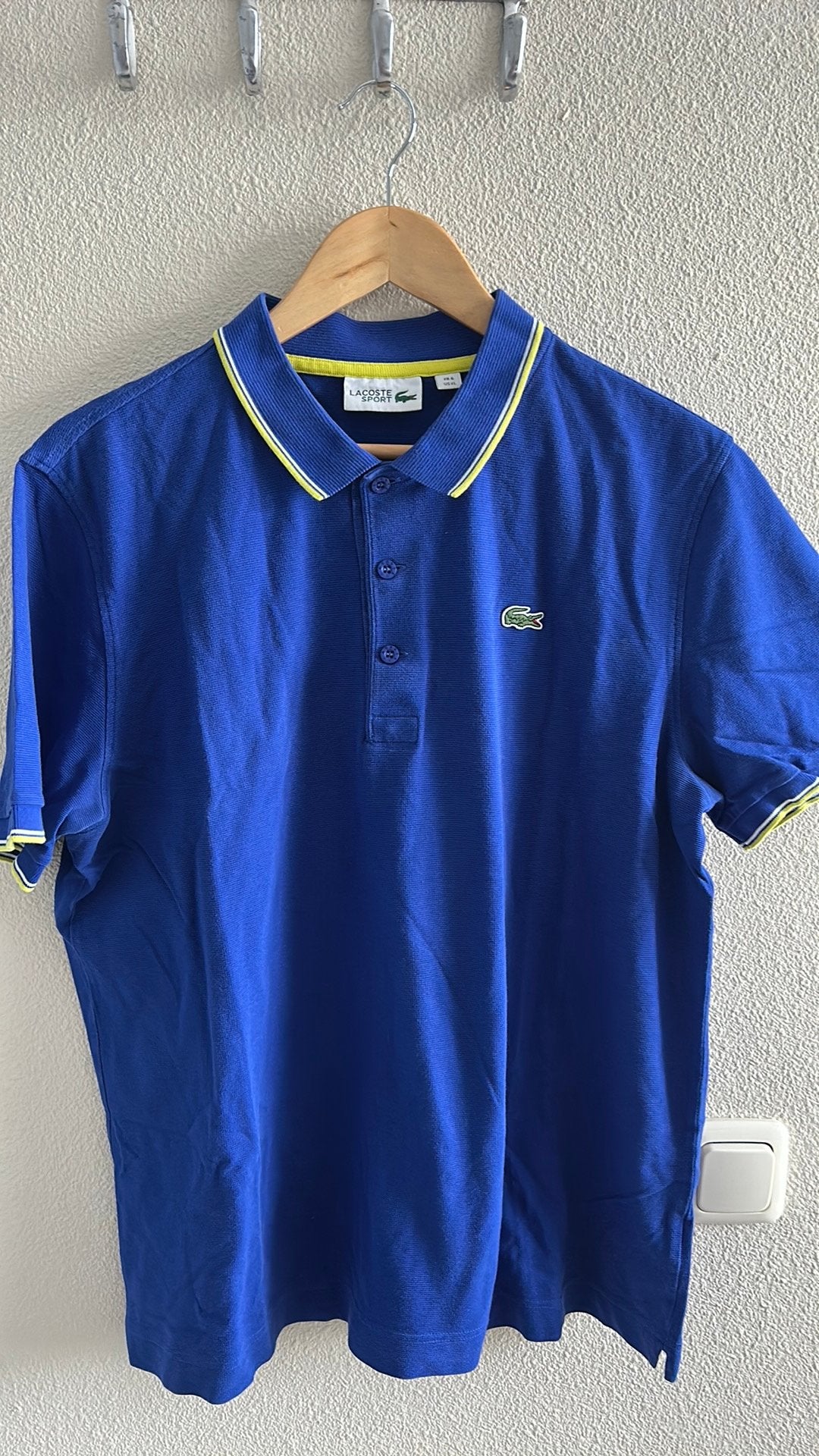 Lacoste Sport (origineel)maat XL kobaltbl. poloshirt heren, Kleding | Heren, Polo's, Ophalen of Verzenden, Zo goed als nieuw, Maat 56/58 (XL)