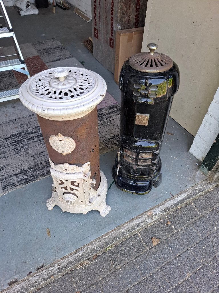 Potkachel 2x Godin en Etna, Ophalen, Gebruikt, Overige brandstoffen, Vrijstaand