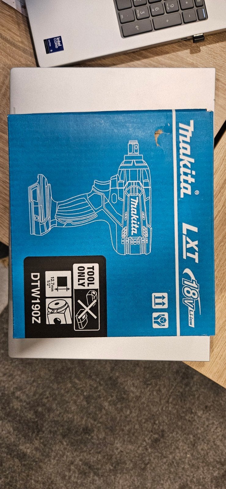 Makita DTW190Z LXT 18V Li-ion Slagmoersleutel (Tool Only), Doe-het-zelf en Verbouw, Gereedschap | Boormachines, Ophalen of Verzenden