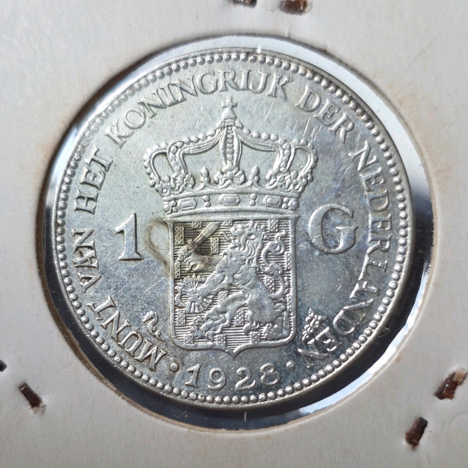 1 gulden 1928 Nederland, 1 gulden, Verzenden, Zilver, Koningin Wilhelmina