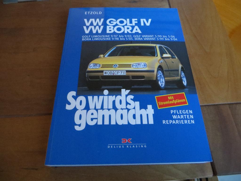 So wird's gemacht VW Golf, Golf 2.3 V5, Golf VR6, VW Bora, Auto diversen, Handleidingen en Instructieboekjes, Ophalen of Verzenden