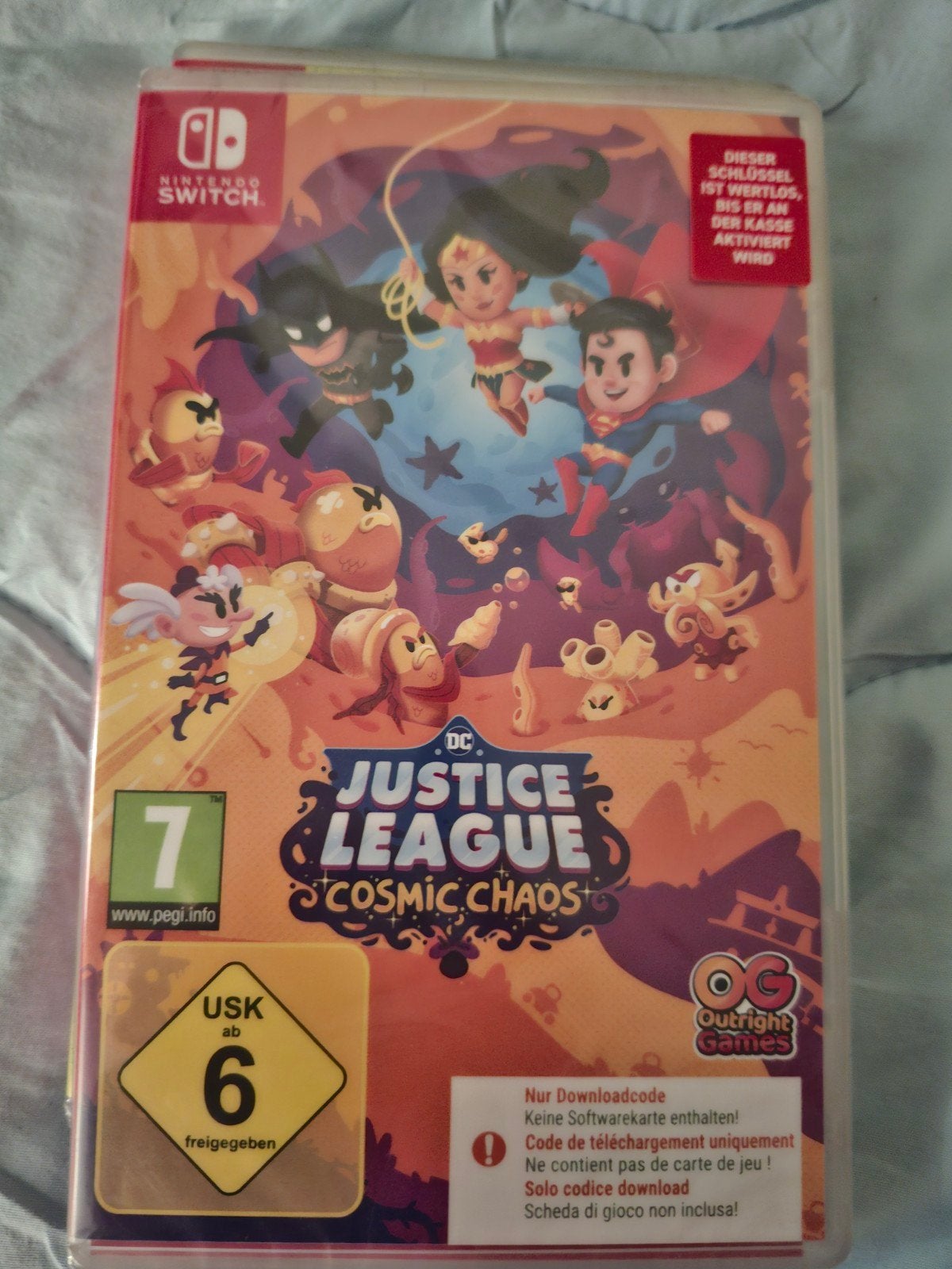 Nintendo switch justice league cosmic chaos nieuw, Verzenden, 1 speler, Nieuw, Vanaf 3 jaar